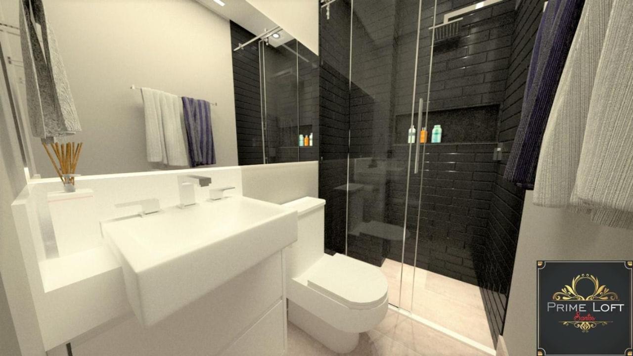 Prime Loft A Meio Quarteirao Da Praia. Santos (Sao Paulo)